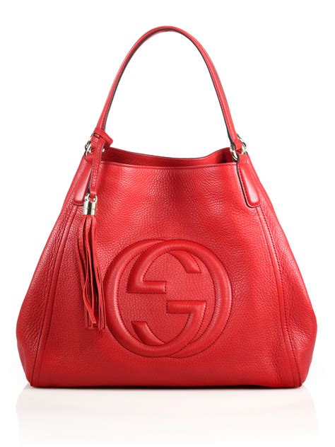 red gucci bag outfit|gucci shoulder bags red.